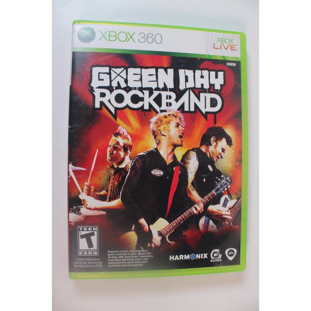 Green Day: Rock Band (Microsoft Xbox 360, 2010)Authentic, Complete, Tested